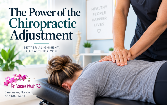 Chiropractic adjustment at a Clearwater chiropractic office